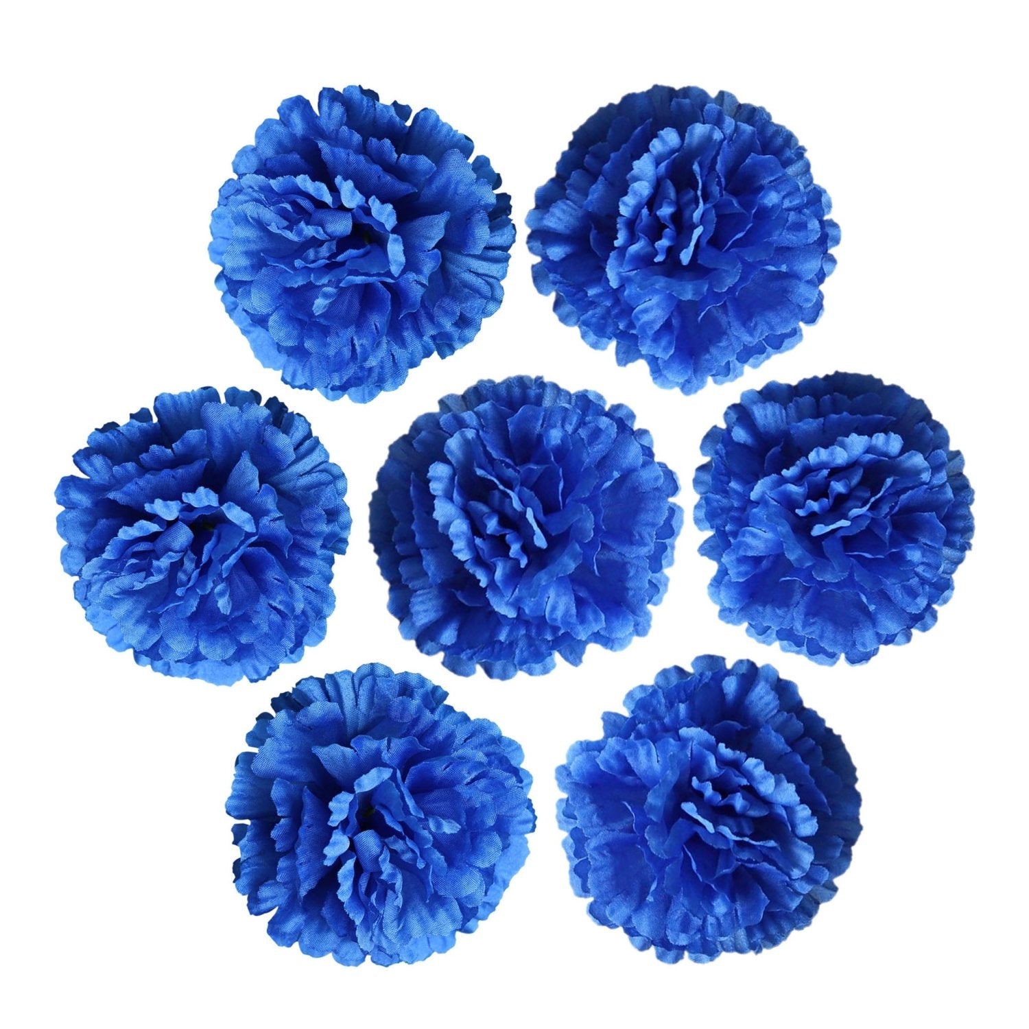 Silk Carnation Flowers Wholesale Bulk Fake Flower Heads 100 pcs - VANRINA