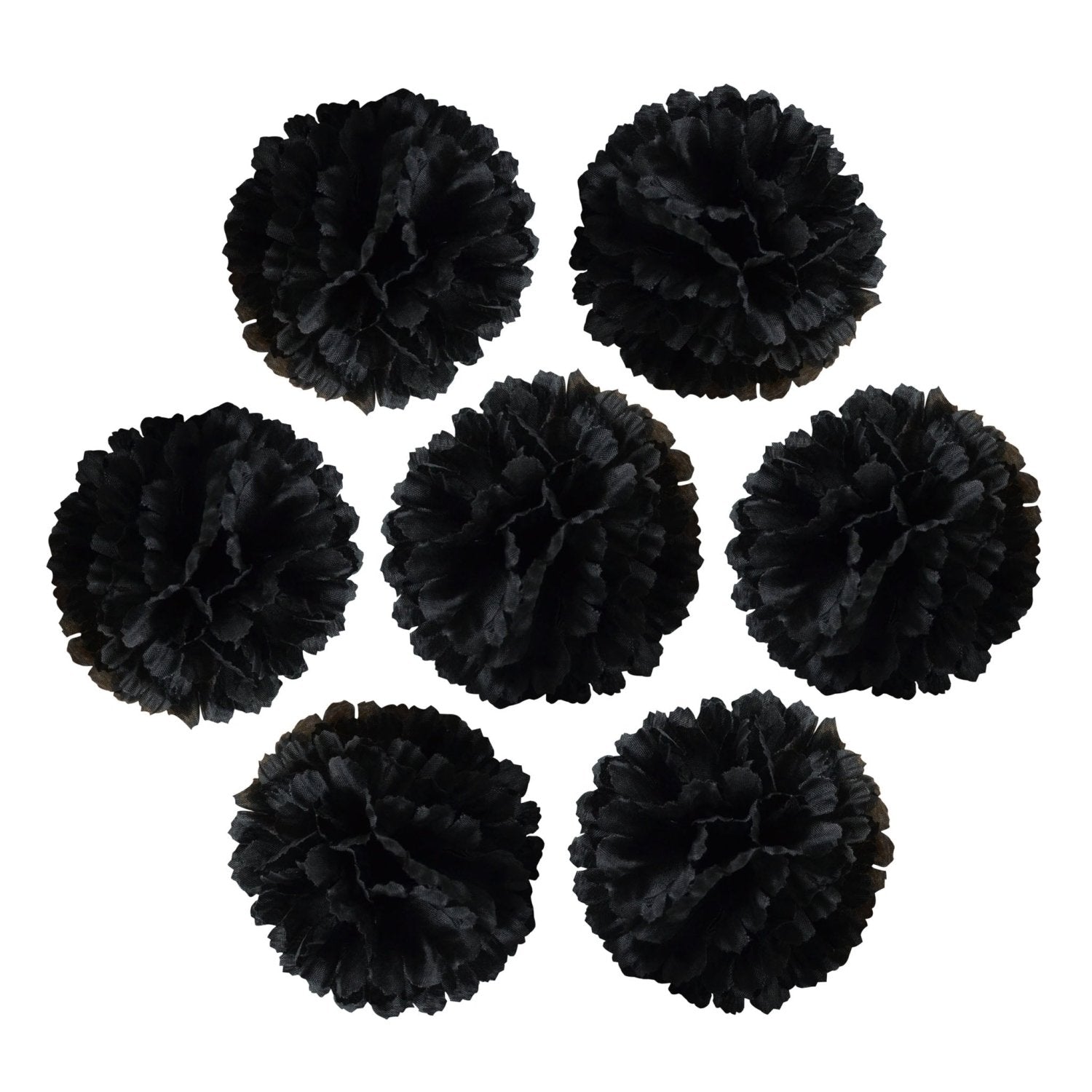 Silk Carnation Flowers Wholesale Bulk Fake Flower Heads 100 pcs - VANRINA