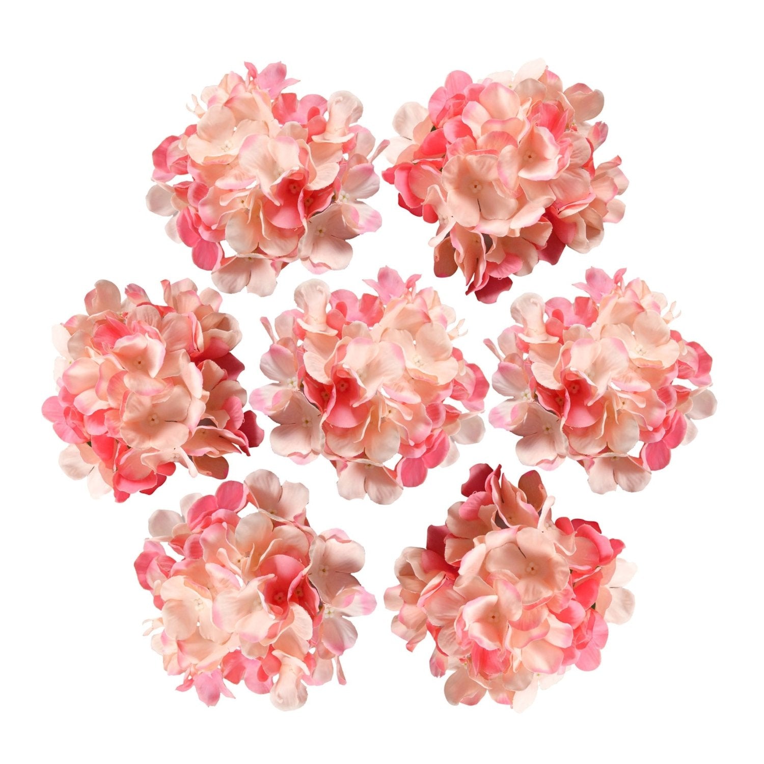 Silk Hydrangea Flower Heads 6" - VANRINA