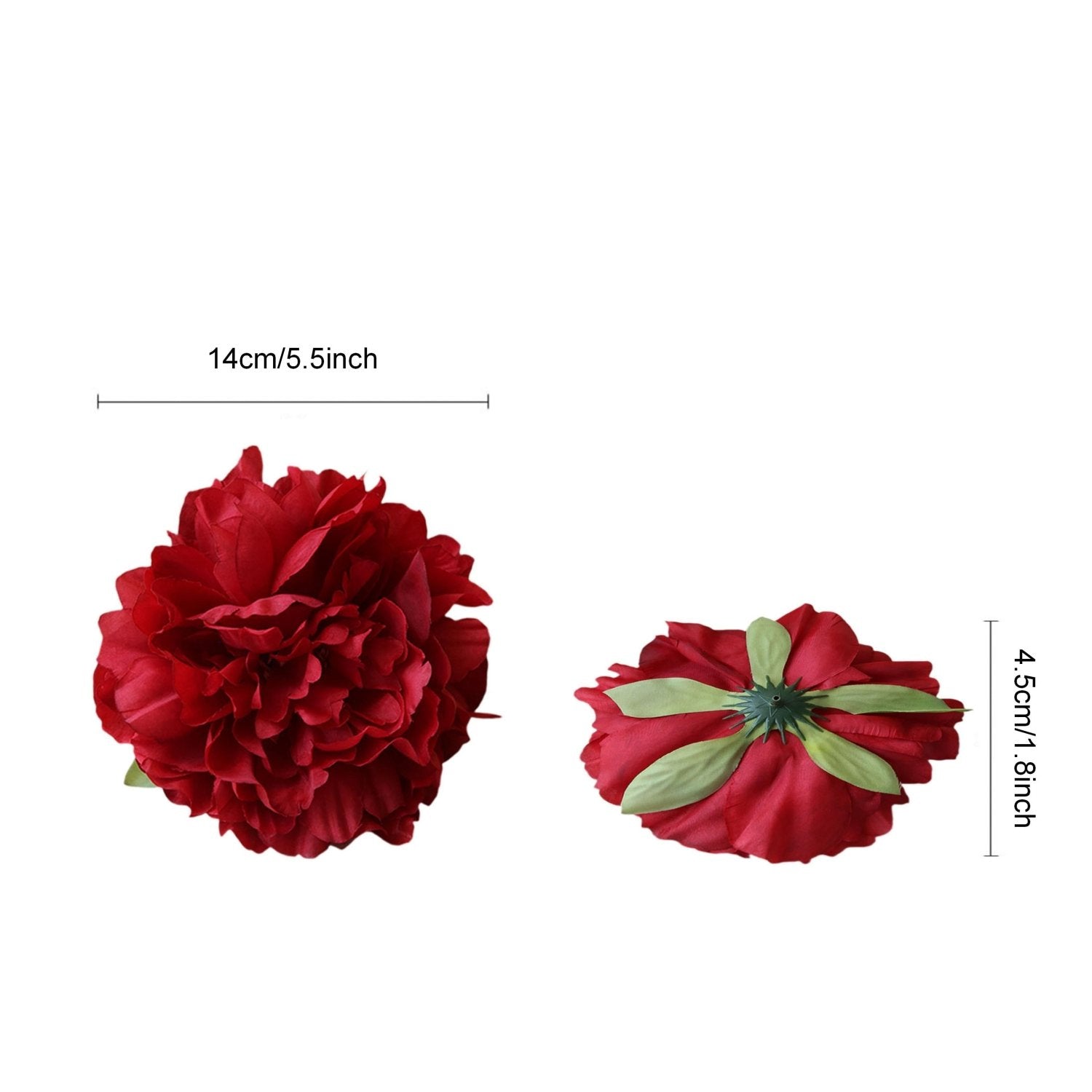Silk Peony Flower Heads Artificial Peonies Large Flowers - VANRINA