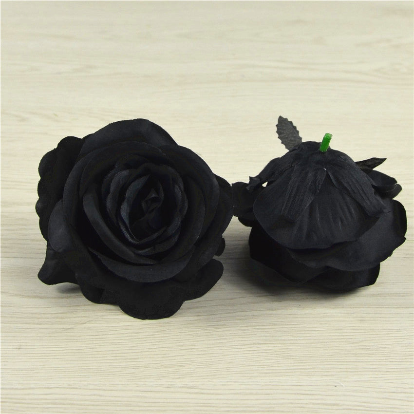 Silk Flowers Wholesale Roses Heads 3 inch 100pcs