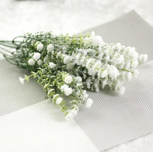 Snow Flakes Artificial Babysbreath Gypsophila Branches - VANRINA
