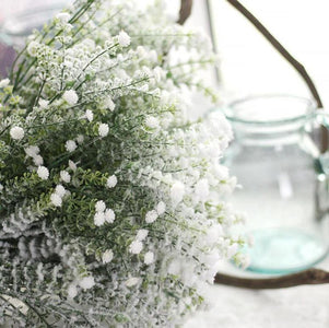 Snow Flakes Artificial Babysbreath Gypsophila Branches - VANRINA