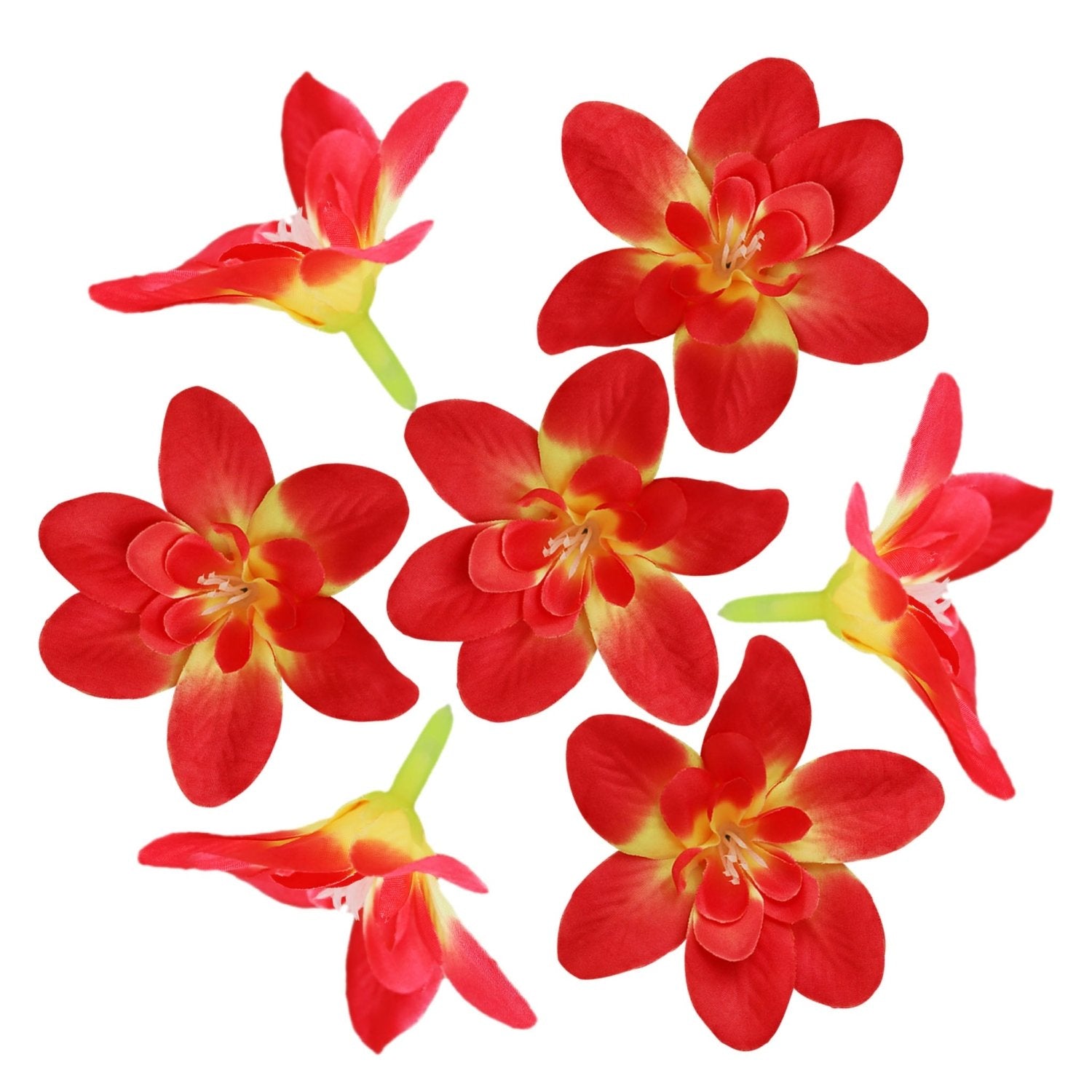 Thailand Silk Orchid Flower Heads 20pcs - VANRINA