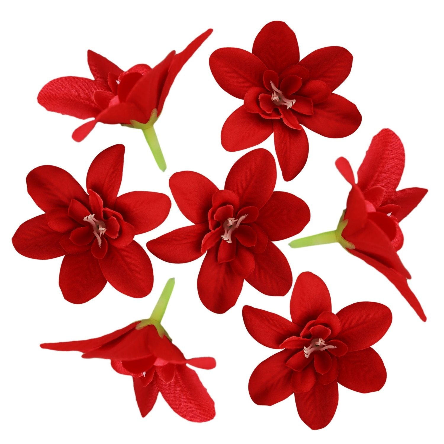 Thailand Silk Orchid Flower Heads 20pcs - VANRINA