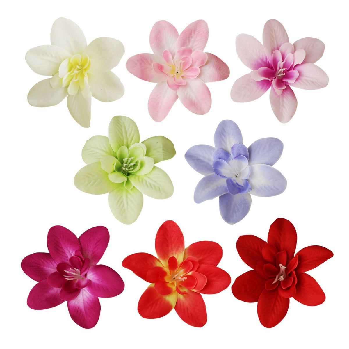 Thailand Silk Orchid Flower Heads 20pcs - VANRINA