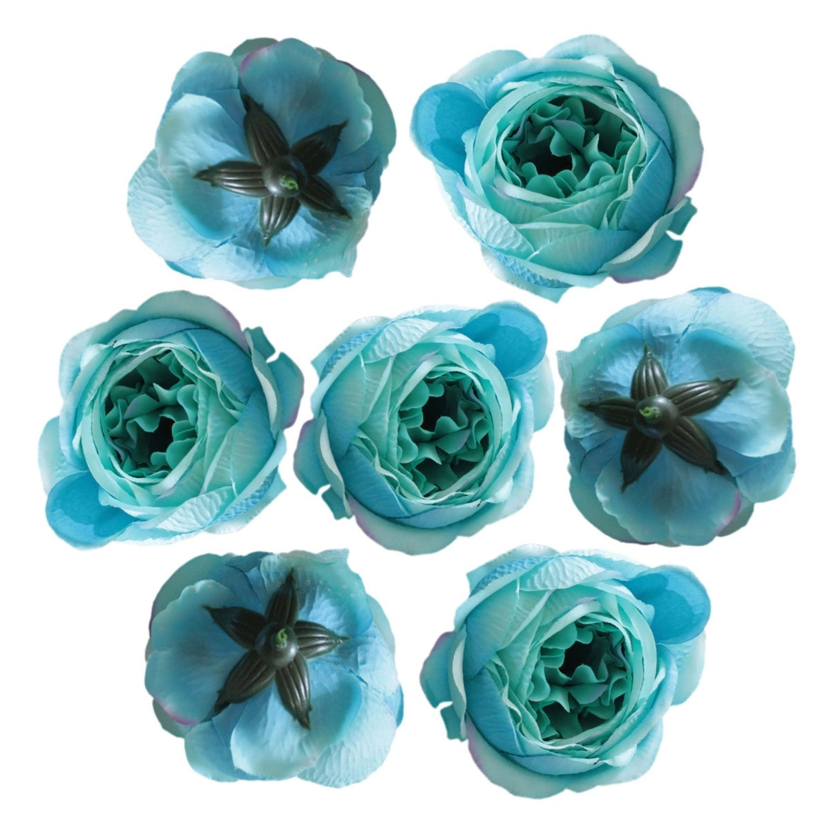 Turquoise Flowers Wholesale Silk Peonies Fake Flowers - VANRINA