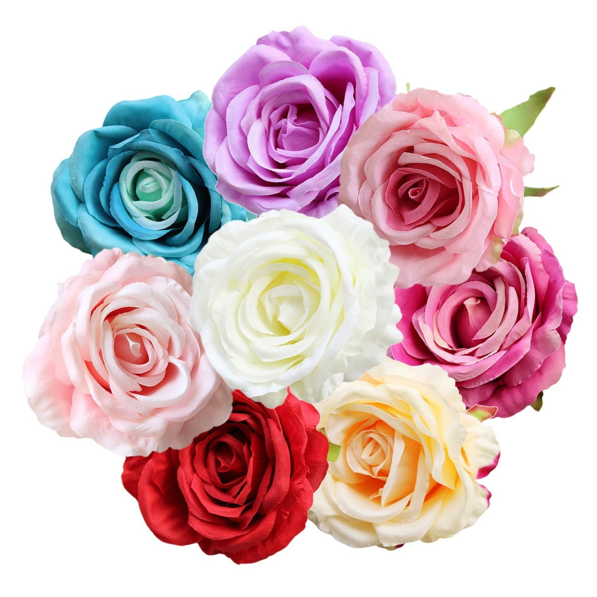 Wholesale Large Roses Silk Flowers 4-5 inch - VANRINA