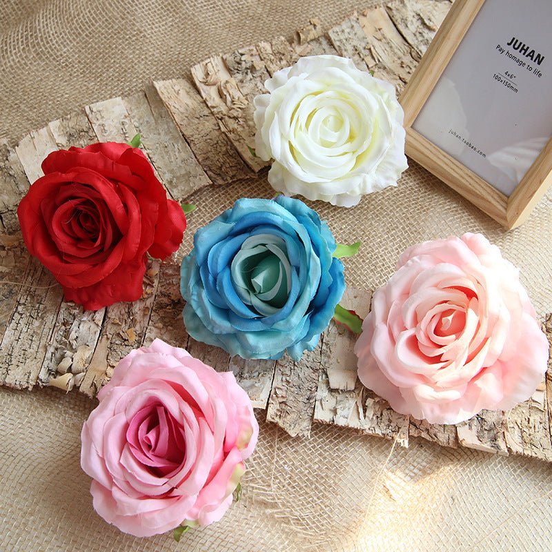 Wholesale Large Roses Silk Flowers 4-5 inch - VANRINA