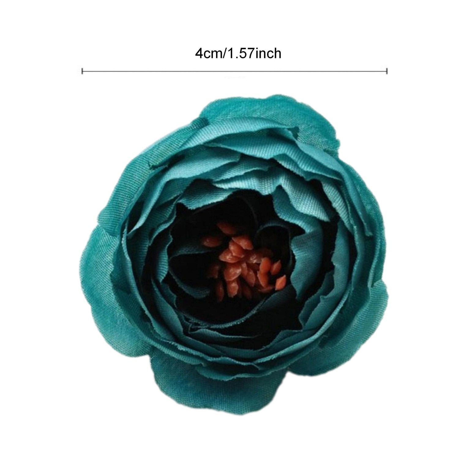 Wholesale Silk Flowers Bulk Peonies Heads 300 pcs Small Simulation Tea Rose For Crafts DIY - VANRINA