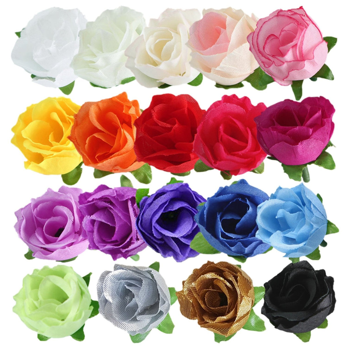 Wholesale Silk Flowers Mini Roses Bulk Craft Artificial Flowers - VANRINA