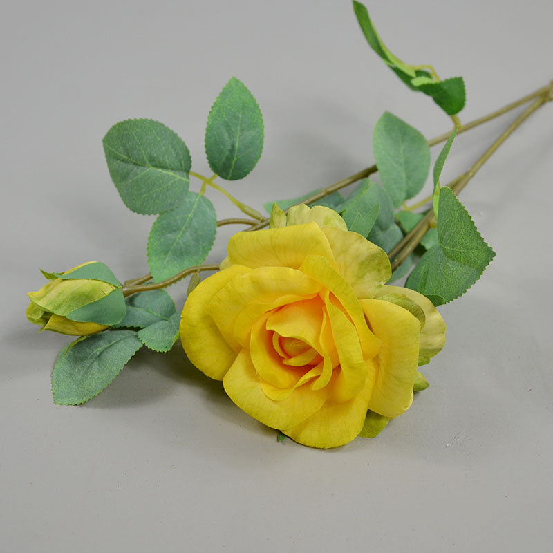 Realistic Spray Roses Artificial Flowers 26"